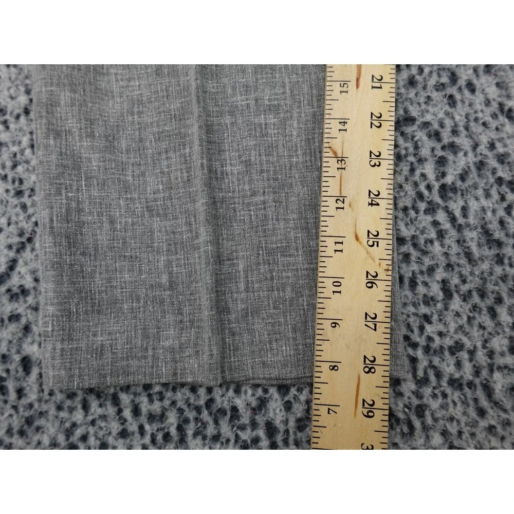 TropiCool‎ Dress Pants Mens 35 Grey Textured Straight Leg Slacks